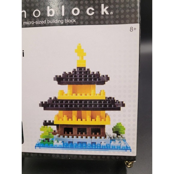 Nanoblock Kinkaku-ji Micro Building Blocks Level 2 370+ Pieces - Picture 2 of 8